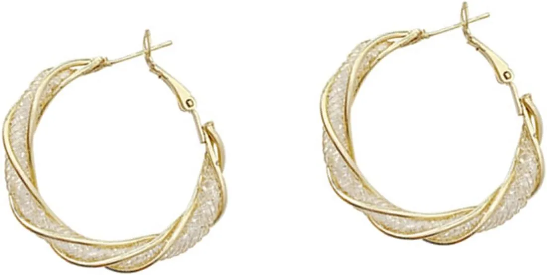 1Pair Tiny Hoops Earrings for Women Minimalist Hollow Design Lightweight Statement Jewelry for Prom Everyday Wear Chic and Eye Catching Accessory