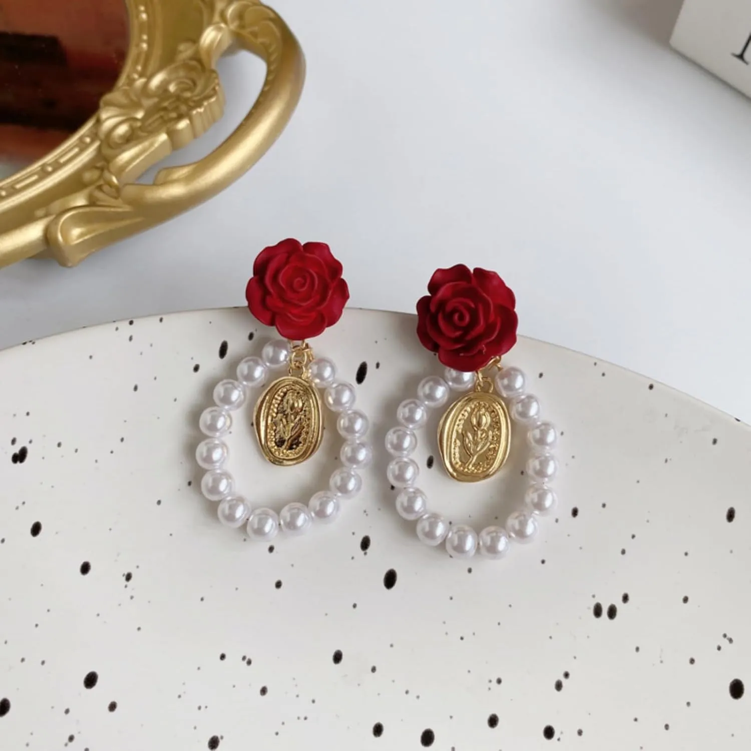 Chunky Gold Silver Plated Earrings For Women Trendy Earings,Cubic Zirconia Drop Dangle Earrings,Woman Dainty Dangly Ear rings,Earings Gold Dangling Earrings,Pierced Rhinestone Earrings For Women