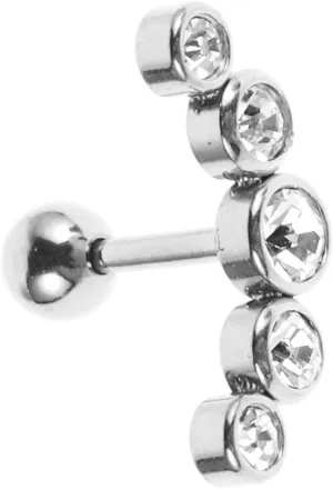 Elegant Earring Studs for Women Minimalist Stainless Steel Cartilage Piercing Jewelry Stud Earrings for Women Fashion Replacement