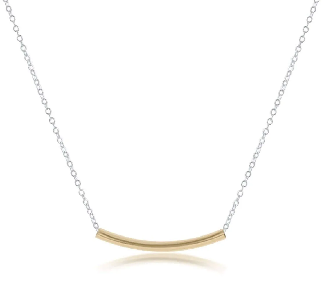 ENewton 16 Sterling Mixed Metal Bliss Bar Necklace