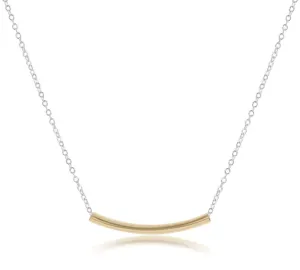 ENewton 16 Sterling Mixed Metal Bliss Bar Necklace