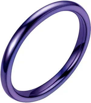 Fashion Trendy Rings Contracted 2MM Fine Hand Teen Girl Jewelry Polished Women's Tail Ring Couple Cute Rings for Women
