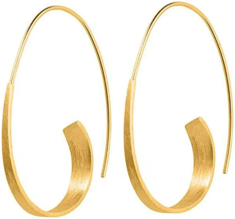 Geometric Dangle Earrings Gold Irregular Drop Earrings Hoop Earrings Women Minimalist Hanging Earring for Party Prom