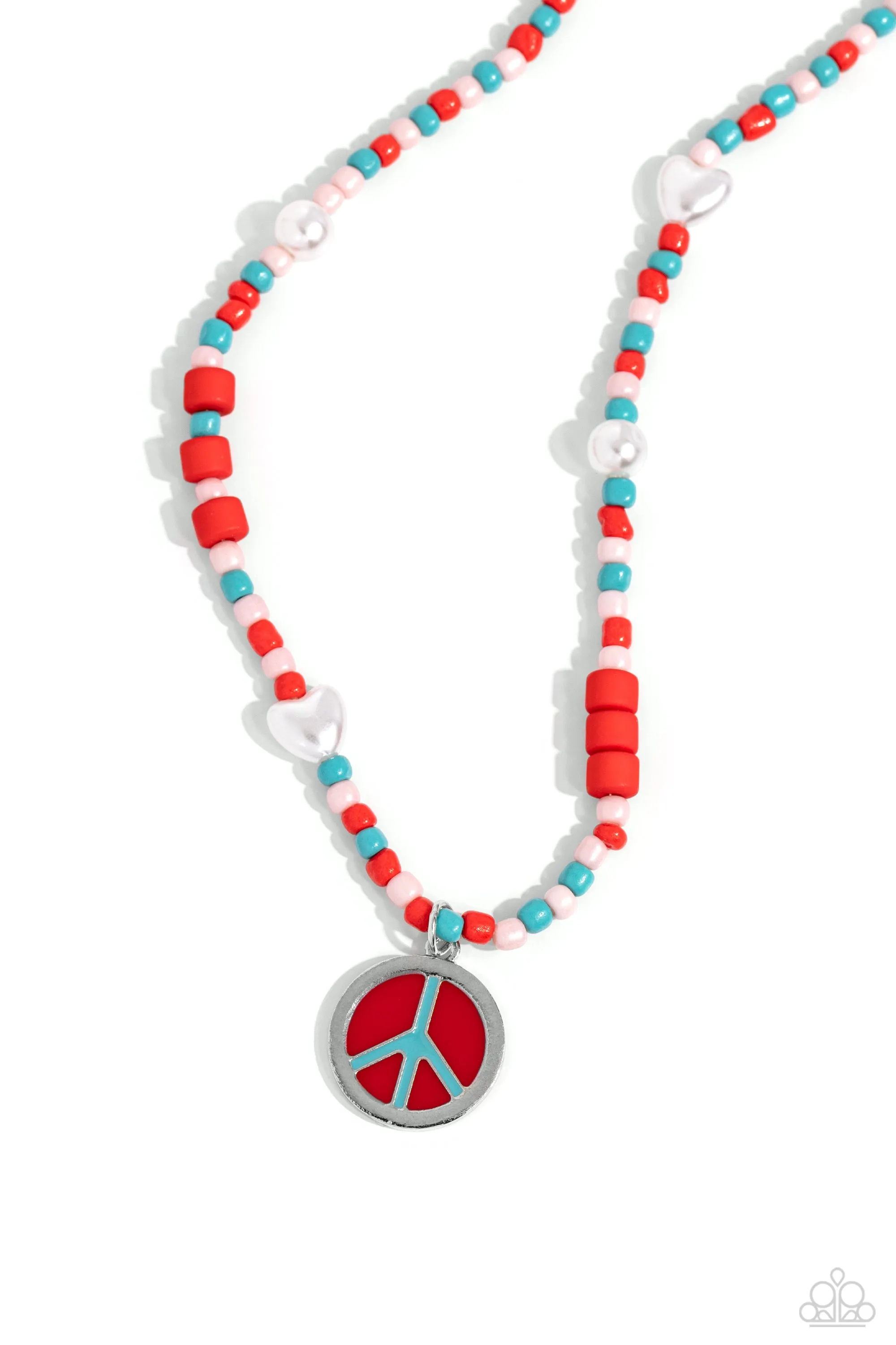 Necklaces Pearly Possession - Red N2149