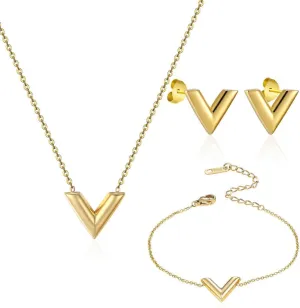 Pingyongchang Gold Bow Bracelets Dainty Gold Plated Chain Bracelets Necklaces Set Ribbon Choker Bracelets Necklaces Trendy Jewelry Gifts for Women