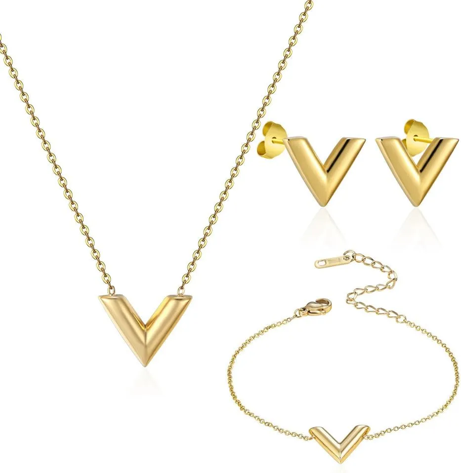 Pingyongchang Gold Bow Bracelets Dainty Gold Plated Chain Bracelets Necklaces Set Ribbon Choker Bracelets Necklaces Trendy Jewelry Gifts for Women