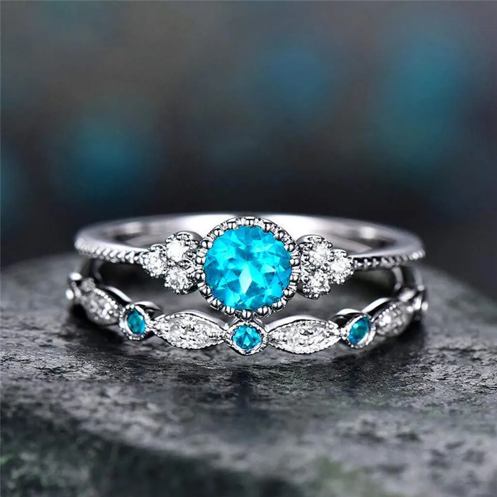 Rings for Womens Wedding Ring Bands Promise Rings 925 Sterling Silver Knuckle Rings Valentine's Day Gifts (h)