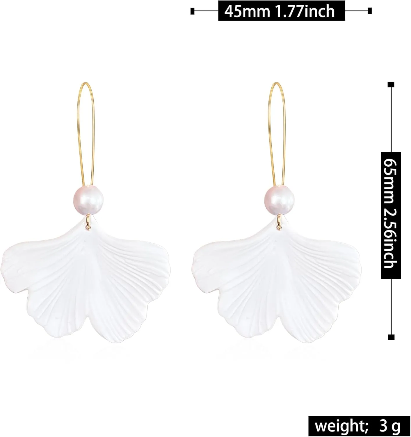 Rose Petal Pearl Dangle Resin Earrings Drop Flower Earrings Statement Exaggerated Floral Tassel Earrings for Women Boho