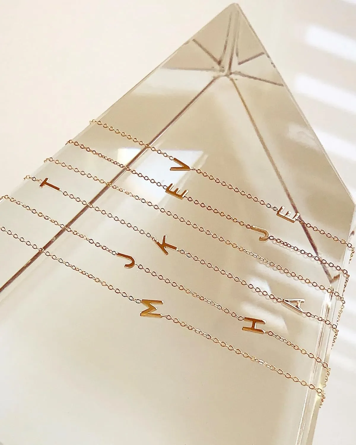 Sideways Initial Necklaces for Women, 14k Gold Plated Initial Necklace Dainty Gold Letter Necklace Simple Gold Choker Necklaces Cute Name Necklaces for Women Trendy Gold Jewelry Gifts