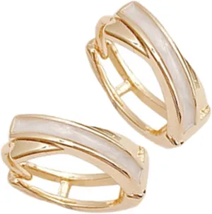 Small Hoop Earrings for Women Silver Hoop Earrings Minimalist Style Fashion Jewelry
