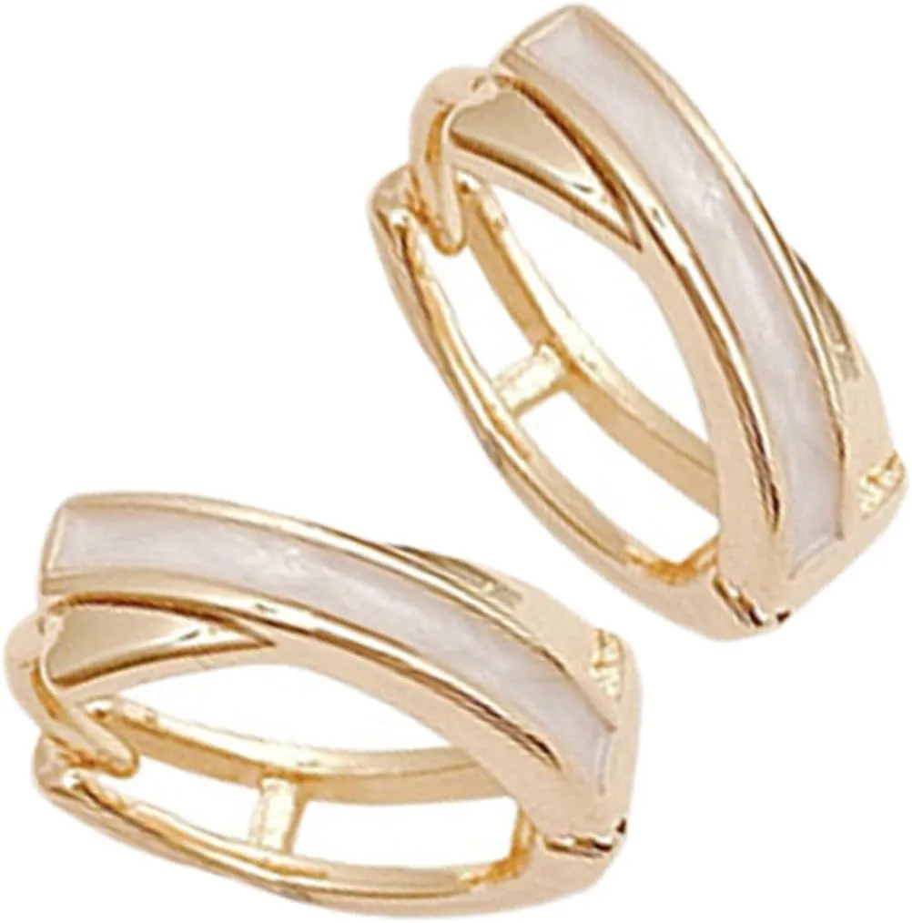 Small Hoop Earrings for Women Silver Hoop Earrings Minimalist Style Fashion Jewelry